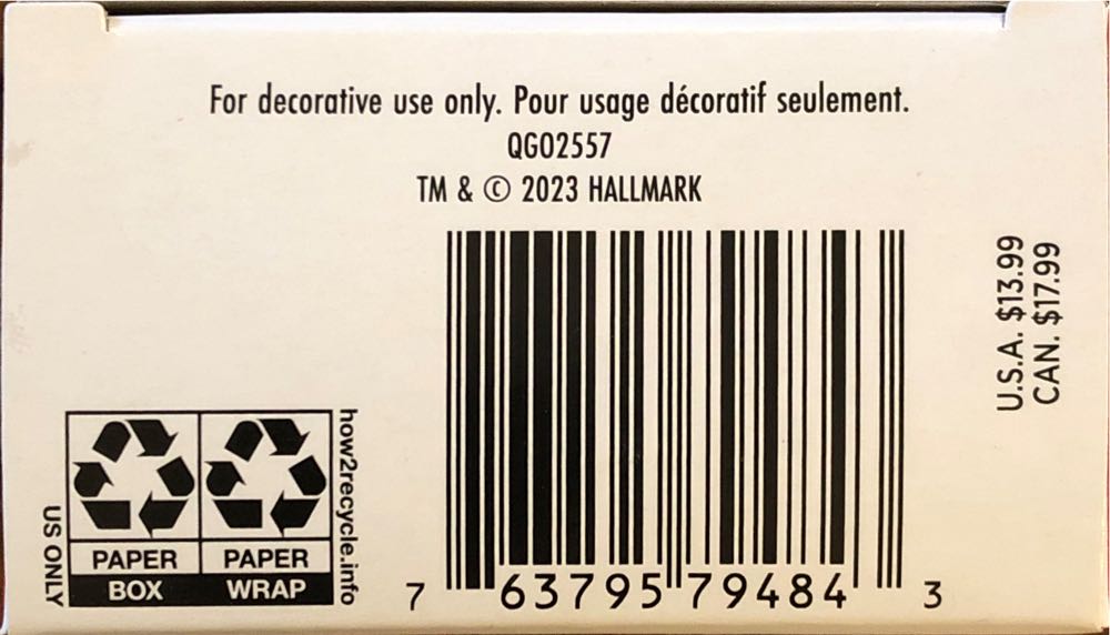 Grandson 2023 - Grandson 2023 (James) ornament collectible [Barcode 763795794843] - Main Image 4