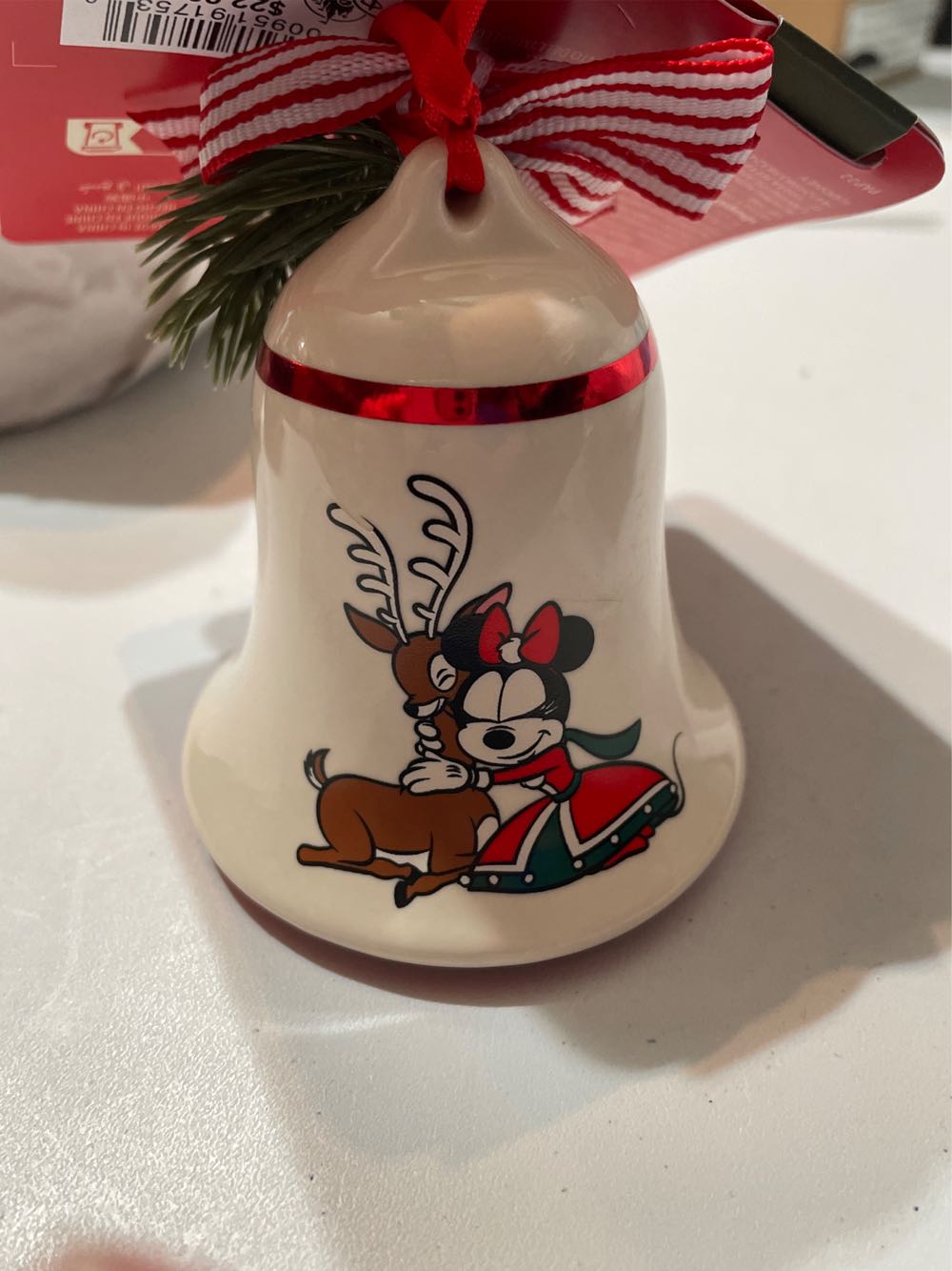 Mickey’s Vintage Christmas Ornament Bell  ornament collectible [Barcode 400951917530] - Main Image 2