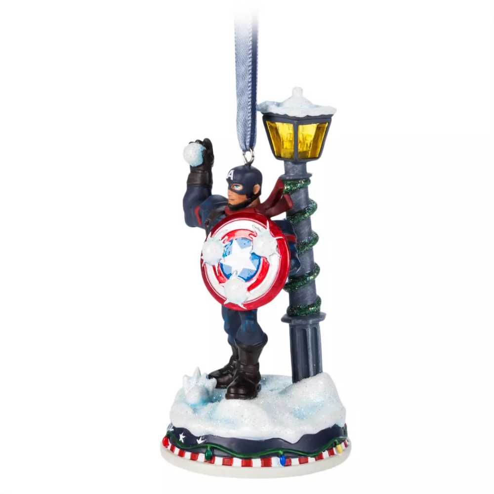 Captain America - Marvel Captain America (Disney Sketchbook) ornament collectible [Barcode 437101498427] - Main Image 2