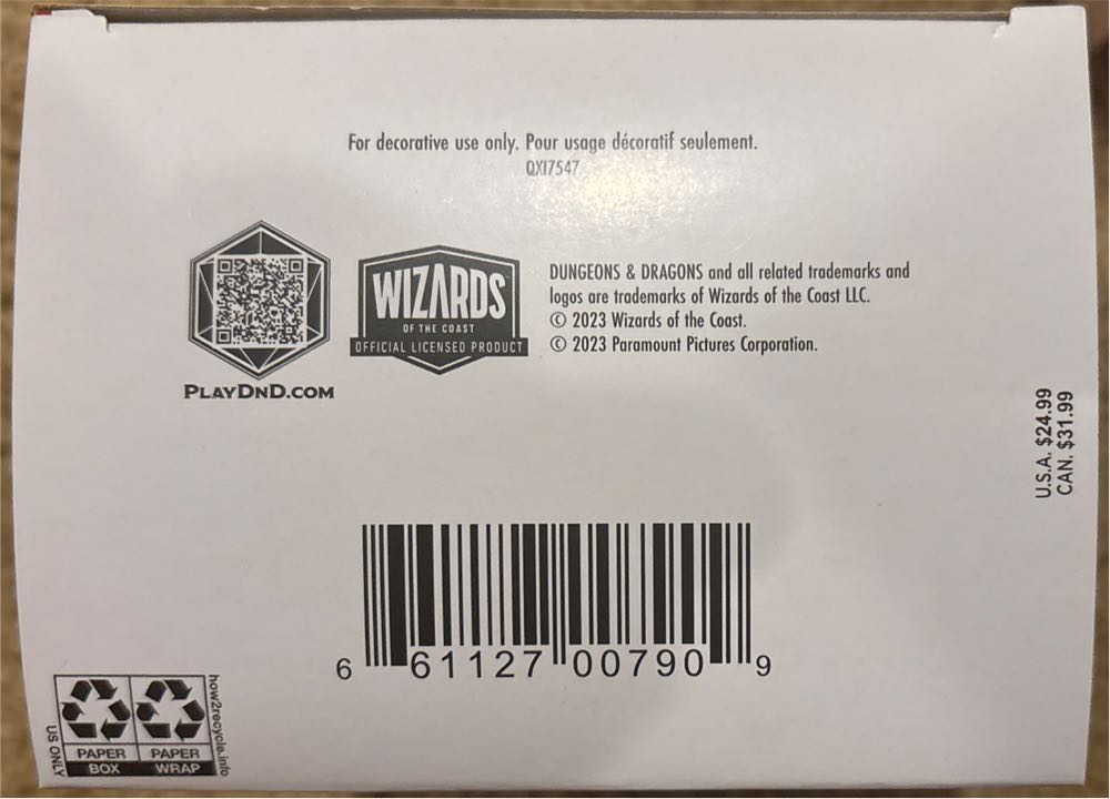 Dungeons & Dragons: Honor Among Thieves Themberchaud Ornament With Light - Dungeons & Dragons (Movies & TV) ornament collectible [Barcode 661127007909] - Main Image 3