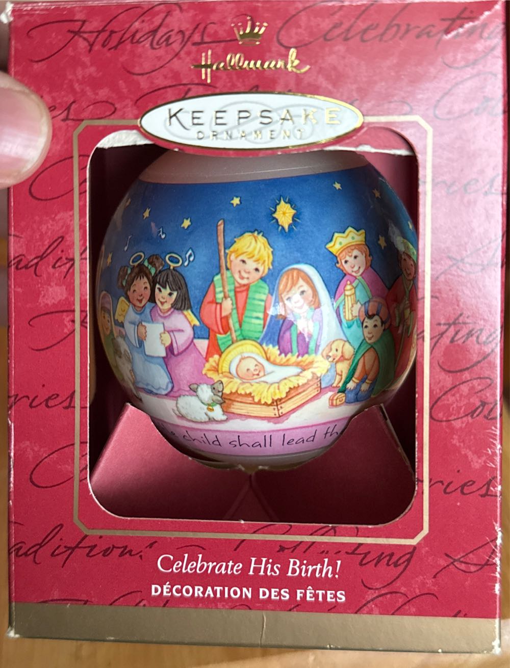 Celebrate His Birth - None (Nativity) ornament collectible [Barcode 015012564235] - Main Image 2