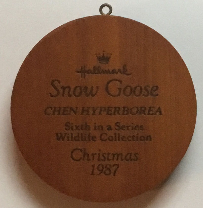 (Mom) Holiday Wildlife #6 Snow Goose (Gave Back) - Wildlife Collection (Birds) ornament collectible - Main Image 2