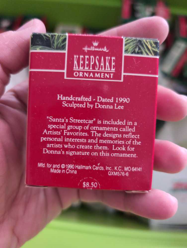 Santa’s Streetcar - Keepsake Miniature (Transportation) ornament collectible - Main Image 2