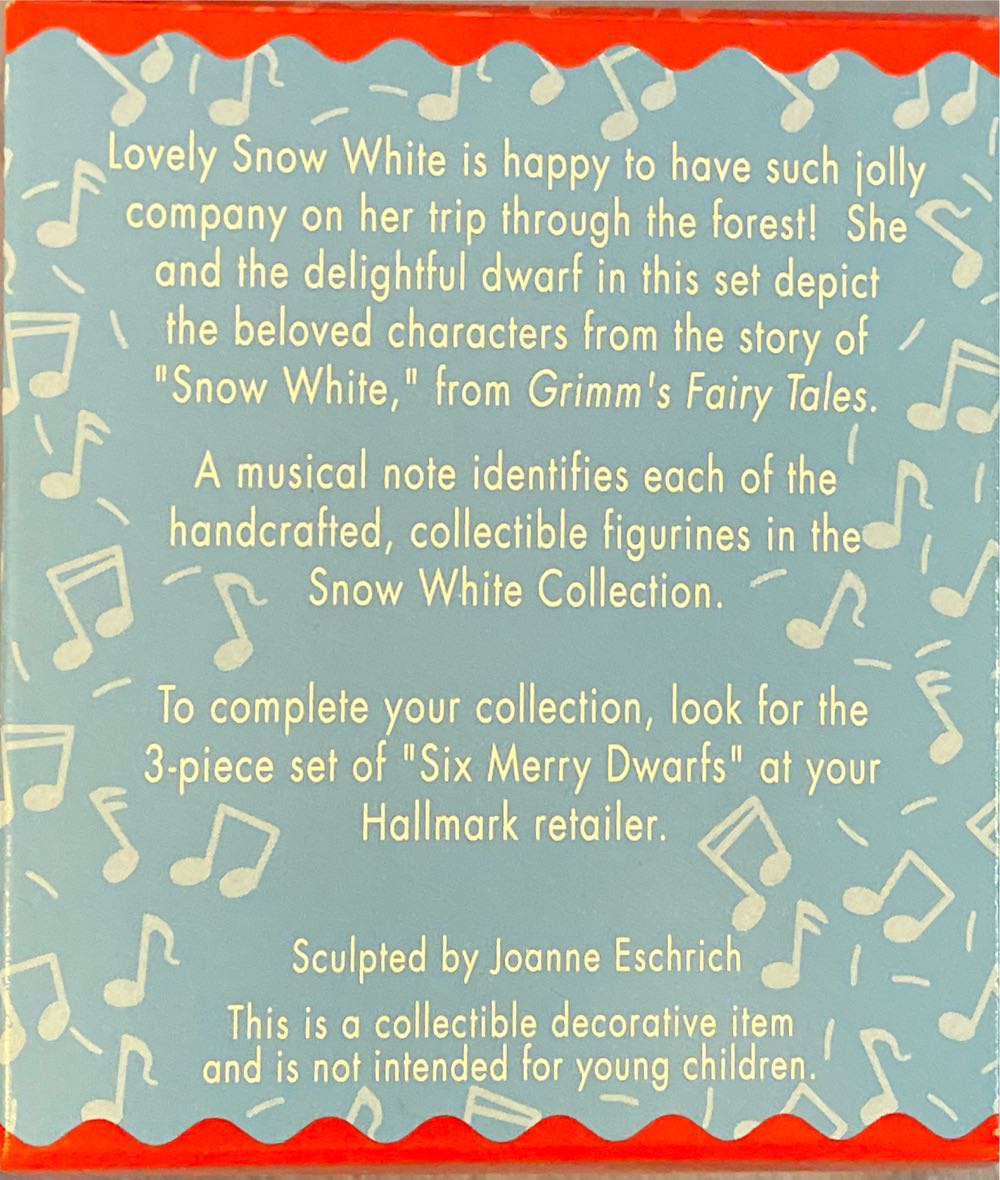 Snow White and Dancing Dwarf - Story Time - Snow White (Merry Miniatures) ornament collectible [Barcode 015012390643] - Main Image 2