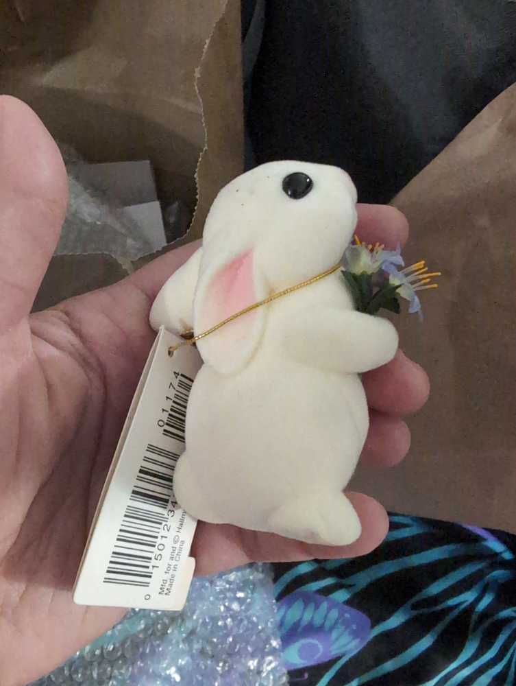 Springtime Bunny - decoration  ornament collectible [Barcode 015012343533] - Main Image 2