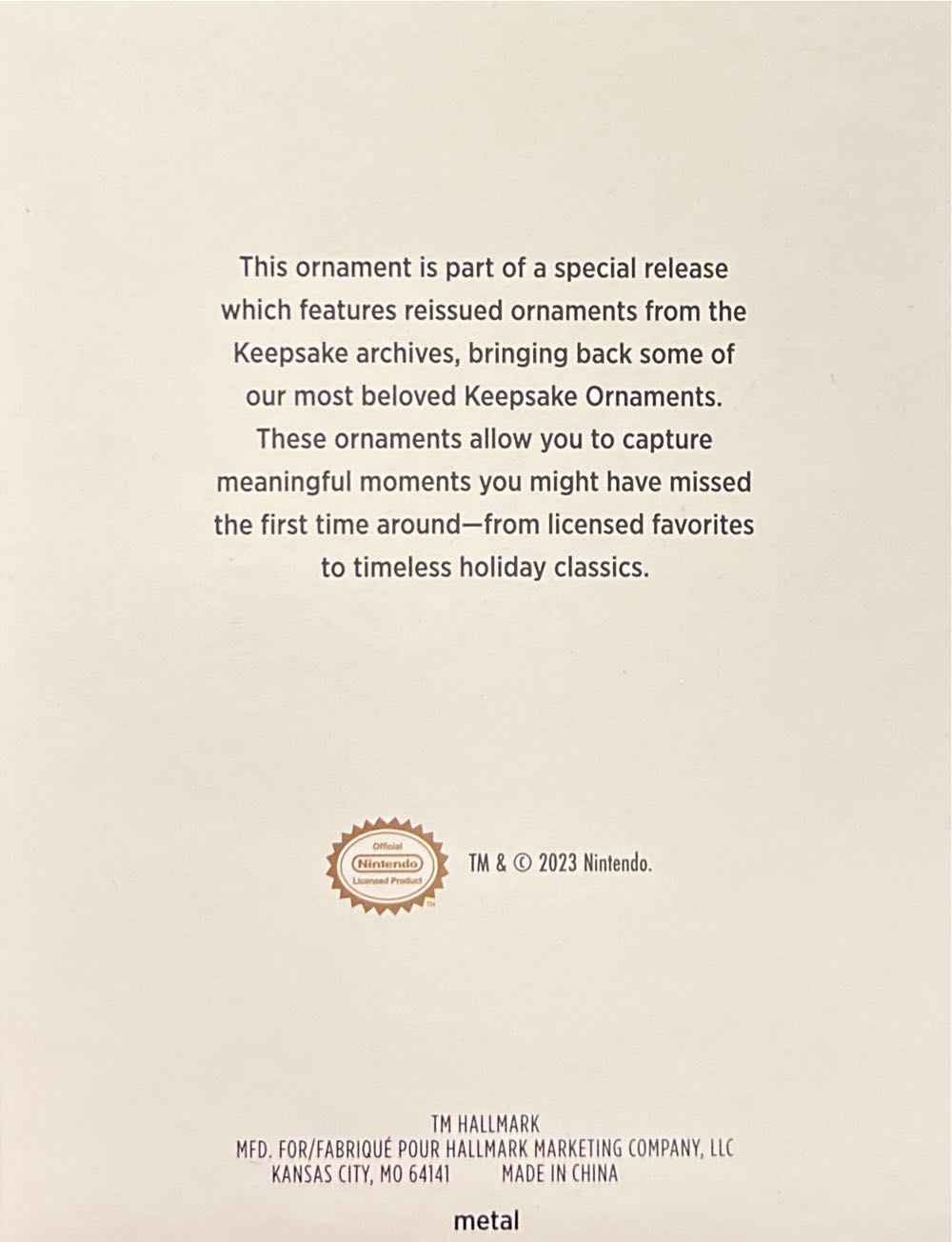 The Legend Of Zelda Cartridge - The Legend Of Zelda (Legend Of Zelda) ornament collectible [Barcode 661127000405] - Main Image 2