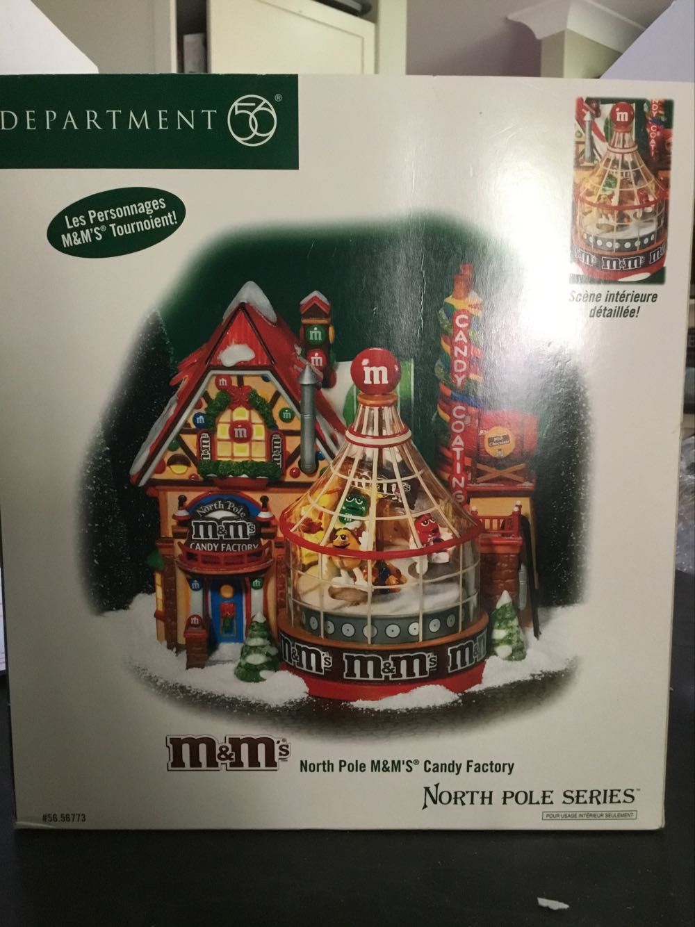 M&M’s Candy Factory - North pole series (M&M’s) ornament collectible [Barcode 734409245242] - Main Image 2