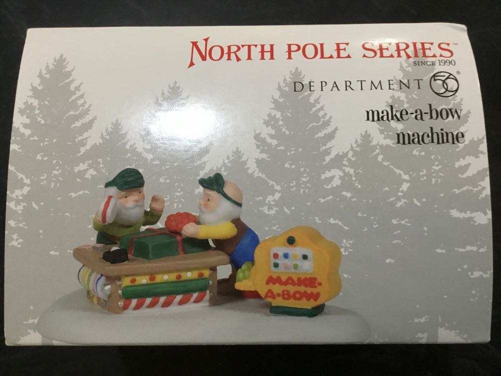 Make-A-Bow Machine - North pole series ornament collectible [Barcode 028399254491] - Main Image 2