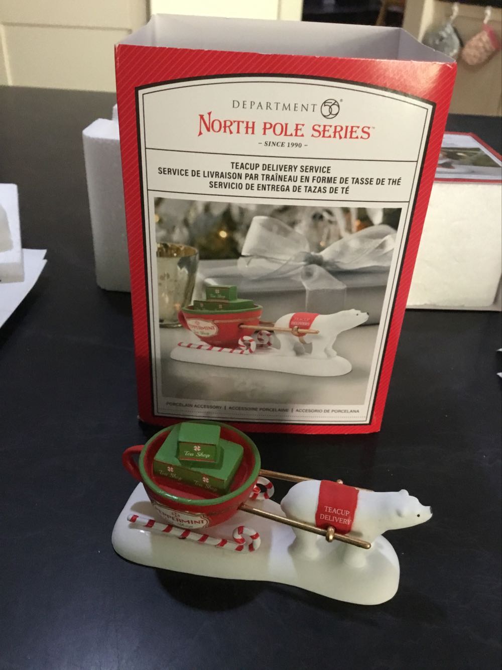 Teacup Delivery Service - North pole series ornament collectible - Main Image 2