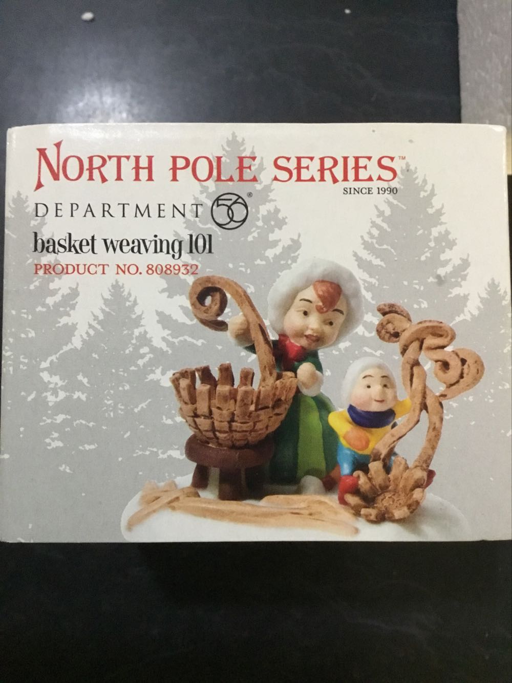 Basket Weaving 101 - North pole series ornament collectible [Barcode 045544263603] - Main Image 2