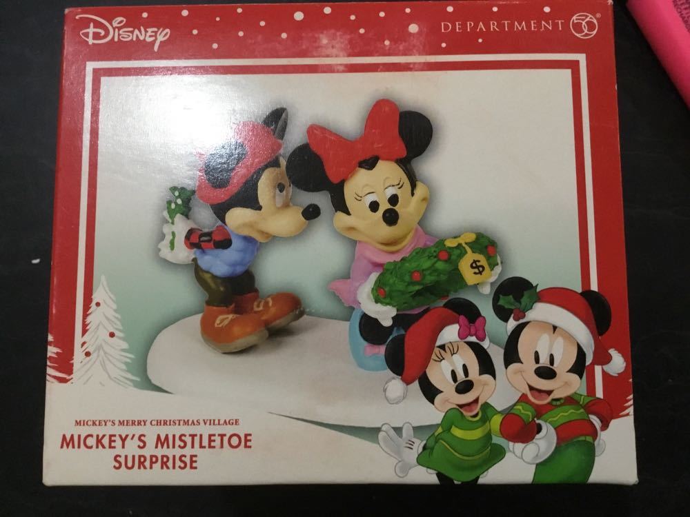 Mickey’s Mistletoe Surprise - Mickey’s Merry Christmas Village ornament collectible [Barcode 045544939706] - Main Image 2