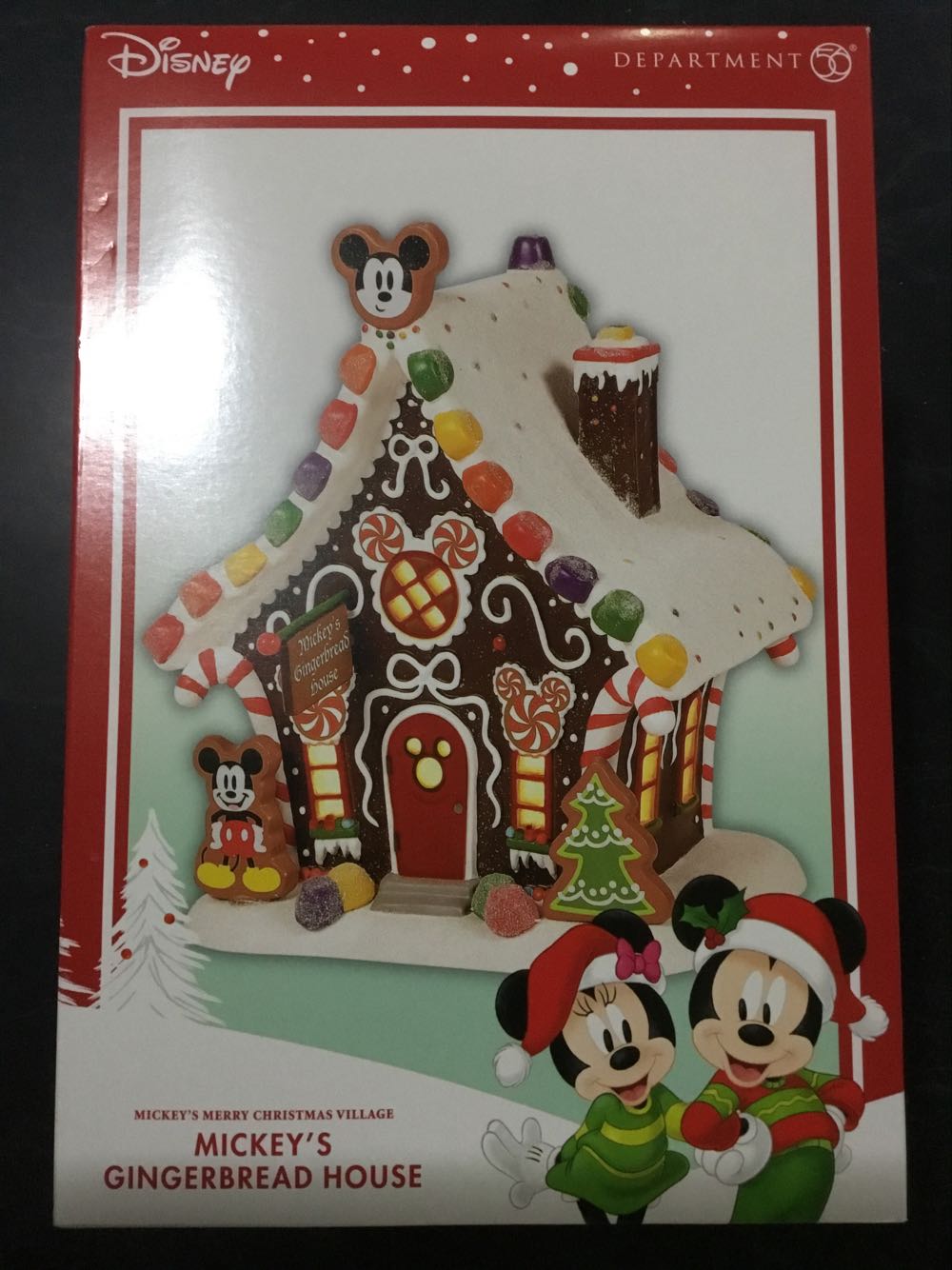 Mickey’s Gingerbread House - Mickey’s Merry Christmas Village ornament collectible [Barcode 028399264032] - Main Image 2