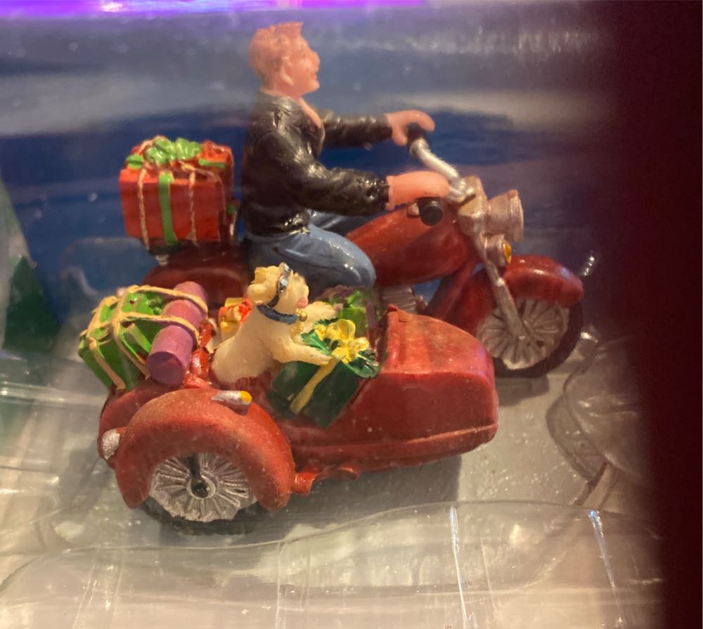 Lemax Side Car Santa  #23964  ornament collectible [Barcode 728162239648] - Main Image 1