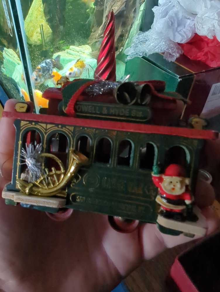 Trolley Car  ornament collectible - Main Image 2