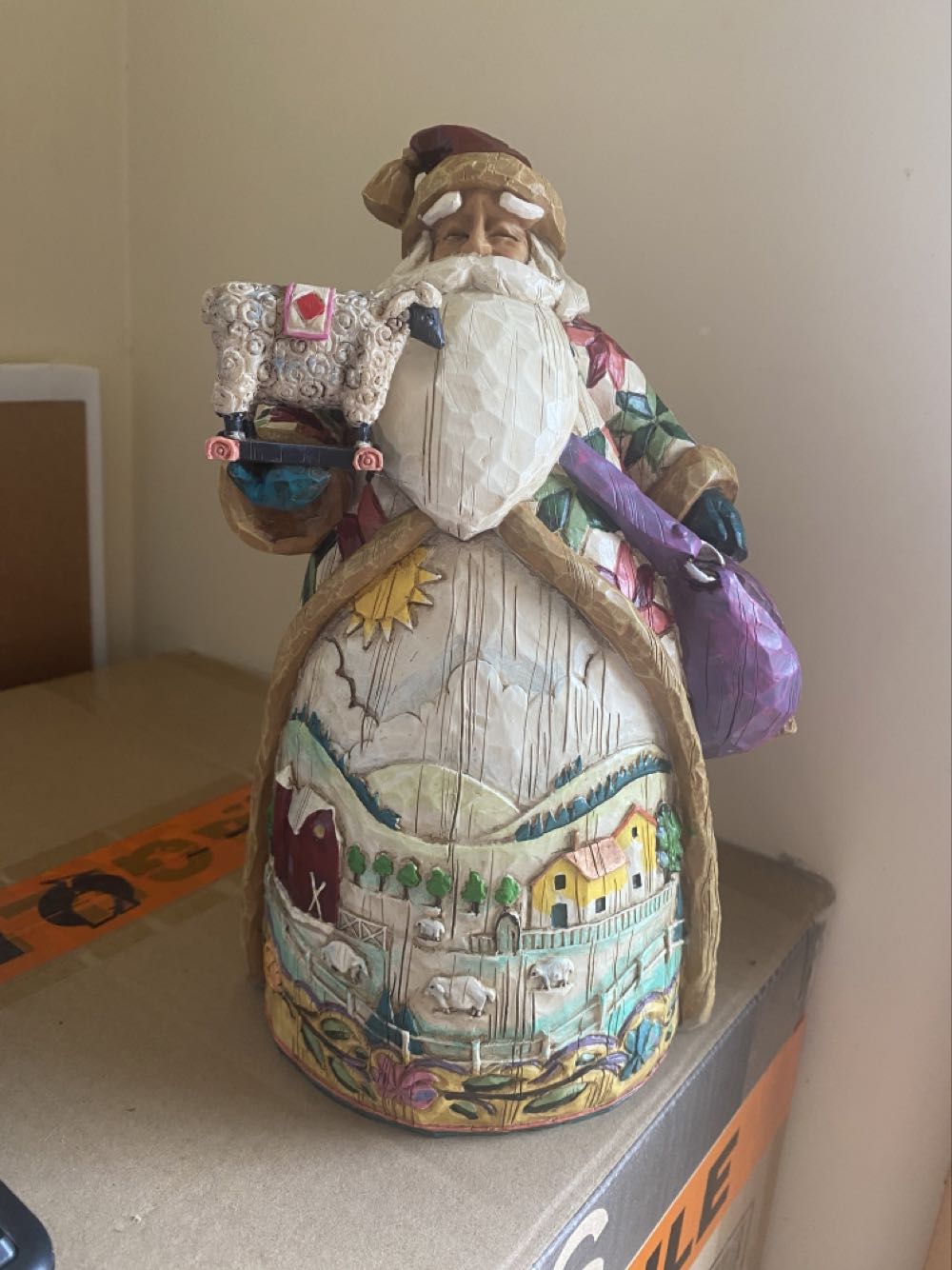 Century - Christmas - Angel Kneeling By Baby Jesus