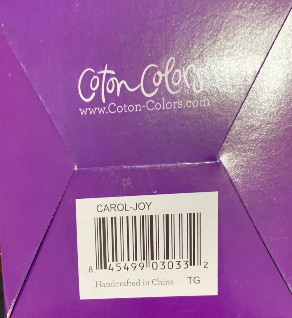 Joy To The World - Coton Colors (Coton Colors) ornament collectible [Barcode 845499030332] - Main Image 2