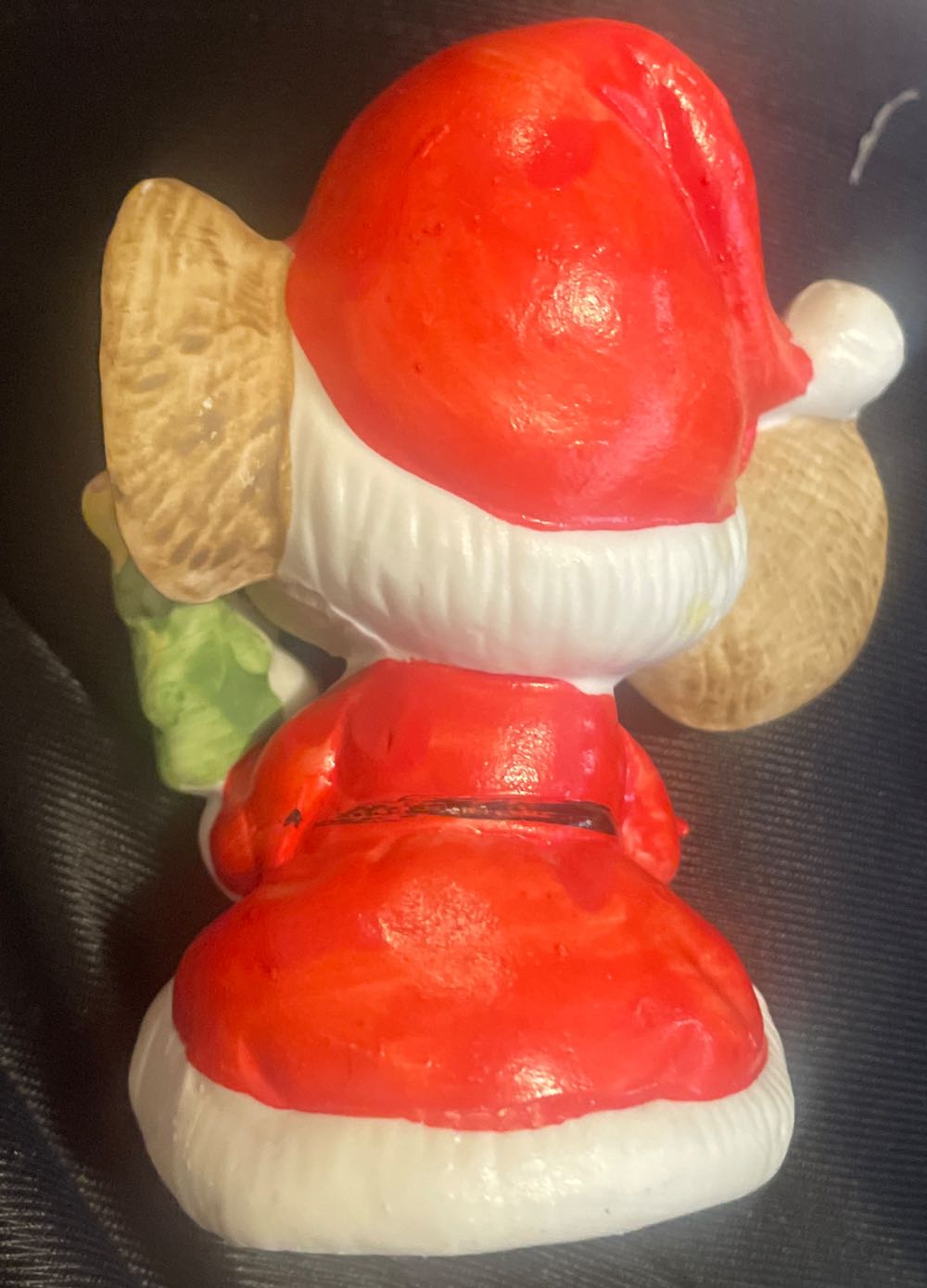 HOMCO - Santa Mouse Holding Christmas Tree - #5405 - Santa Mouse (Figurine) ornament collectible - Main Image 2