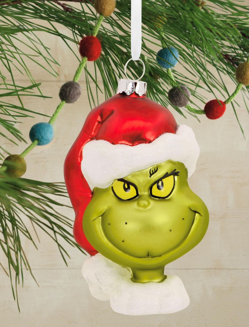 The Grinch (glass) - Grinch (How The Grinch Stole Christmas) ornament collectible [Barcode 763795760145] - Main Image 3