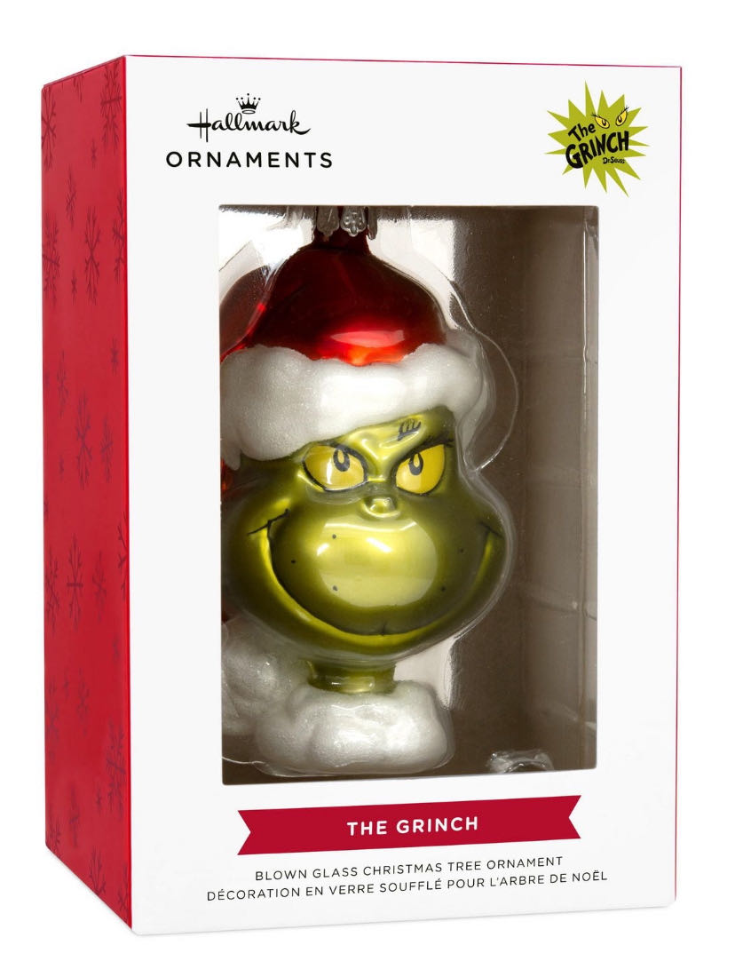 The Grinch (glass) - Grinch (How The Grinch Stole Christmas) ornament collectible [Barcode 763795760145] - Main Image 4
