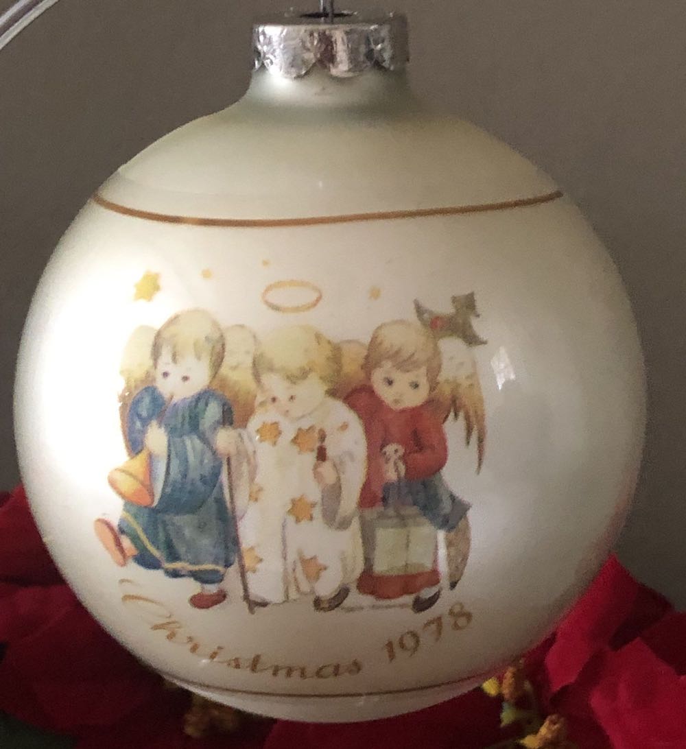 Schmid - Hummel - 1978 - #5 - “Heavenly Trio” - Bertha Hummel (Collectible Series) ornament collectible - Main Image 1