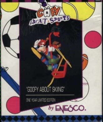 Ornament Titled ..... Goofy About Sking  ornament collectible [Barcode 045544123365] - Main Image 1