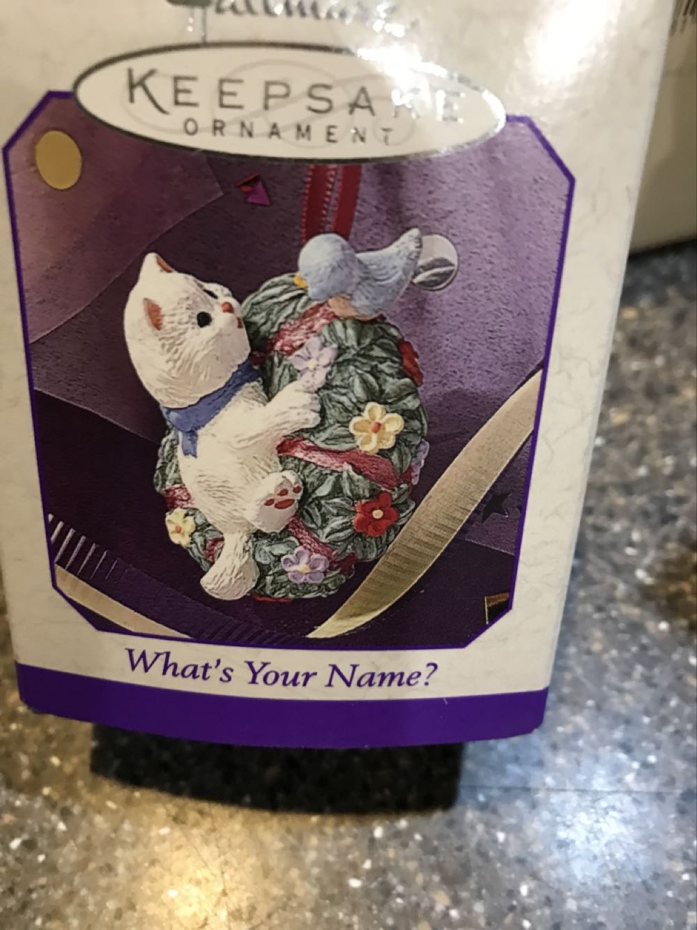 Easter Collection What’s Your Name? - Cats (Cat) ornament collectible [Barcode 015012449501] - Main Image 2