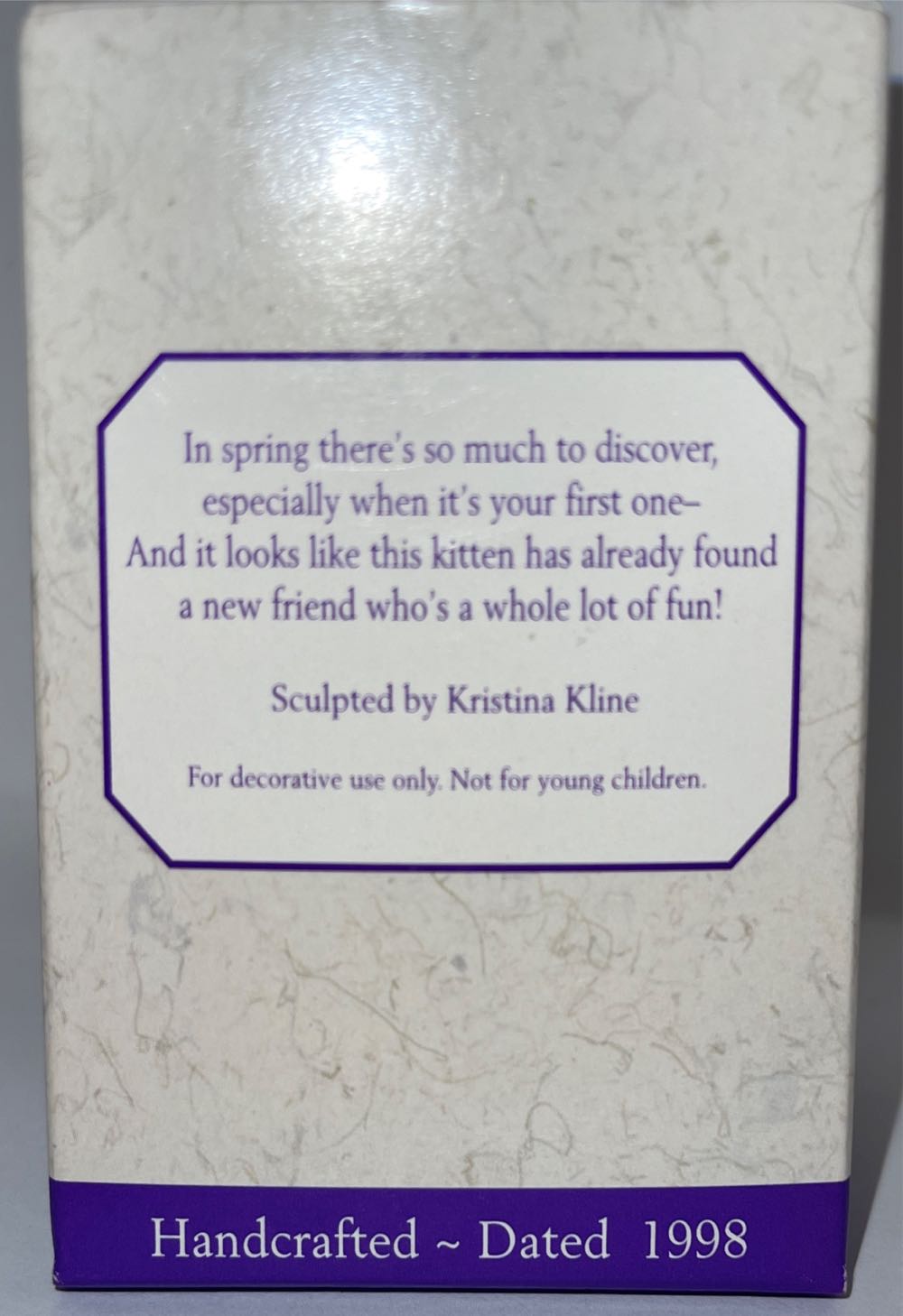 Easter Collection What’s Your Name? - Cats (Cat) ornament collectible [Barcode 015012449501] - Main Image 3