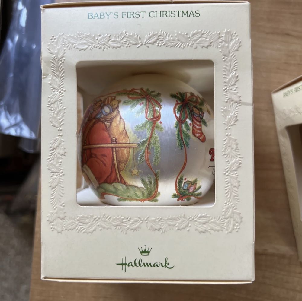 1980 Baby’s First Christmas  ornament collectible - Main Image 2