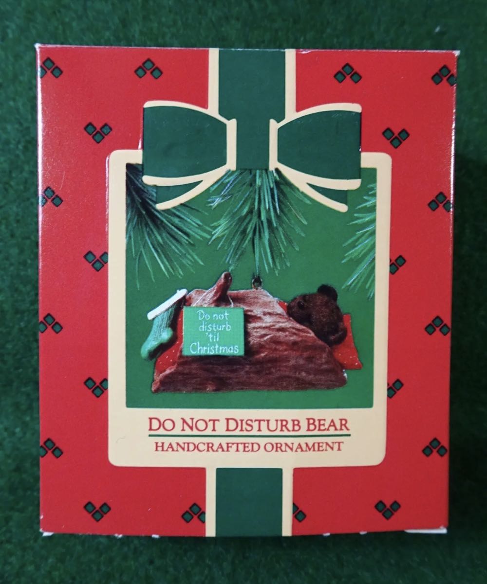 Do Not Disturb Bear ornament collectible - Main Image 1