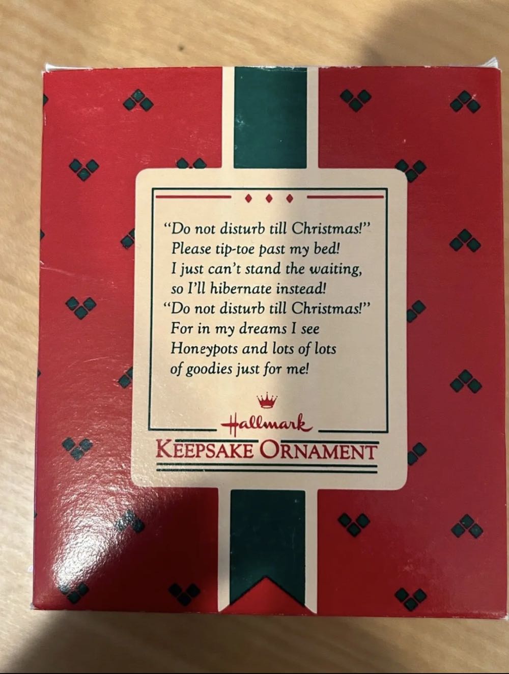 Do Not Disturb Bear ornament collectible - Main Image 2