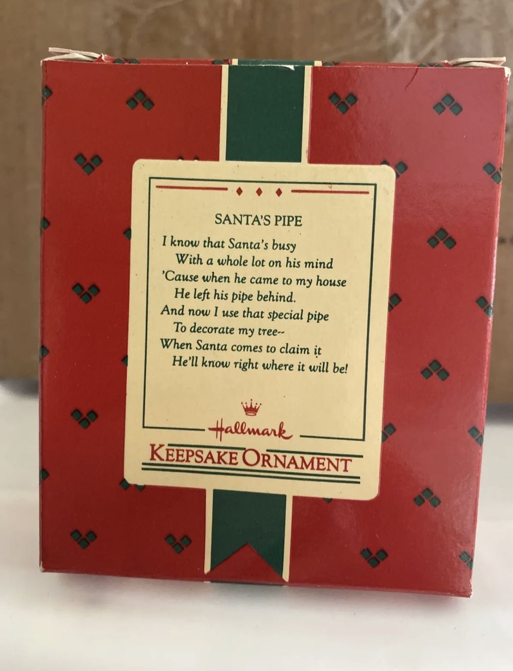 Santa’s Pipe  ornament collectible - Main Image 2