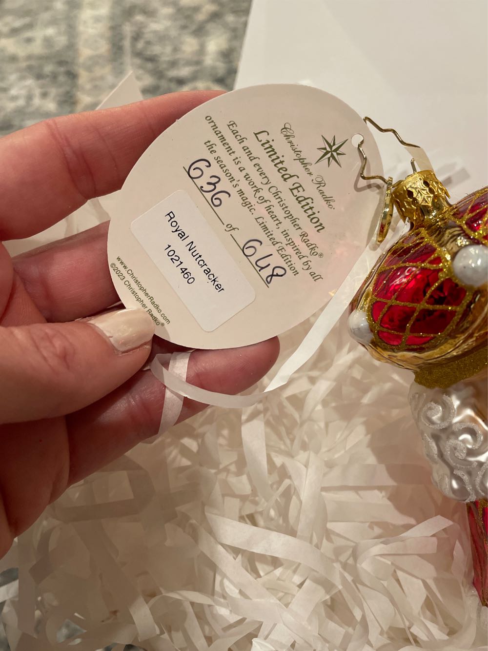 Royal Nutcracker  ornament collectible - Main Image 2