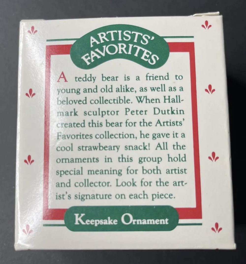 Very Strawberry 🐶🐻 - Bears (Bears) ornament collectible - Main Image 2