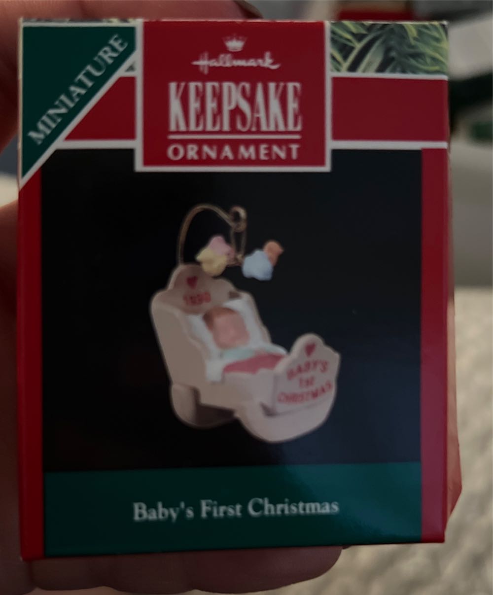 Baby’s First Christmad Carriage Miniature