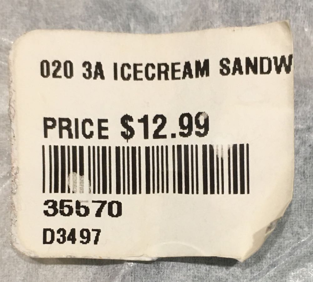 Ice-Cream Sandwich Ornament 2023 - Food (Food -Desserts) ornament collectible - Main Image 2