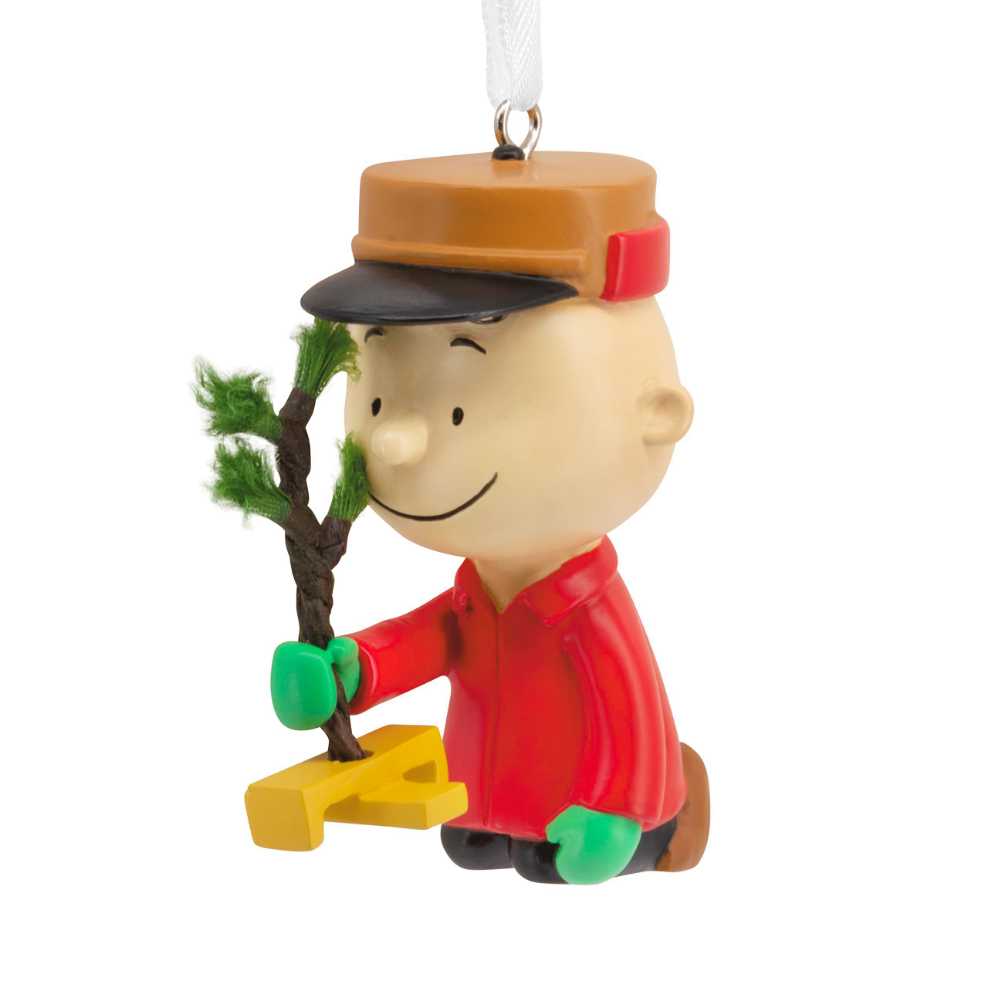 Charlie Brown Kneeling With Tree - Peanuts (Peanuts) ornament collectible [Barcode 763795839827] - Main Image 2