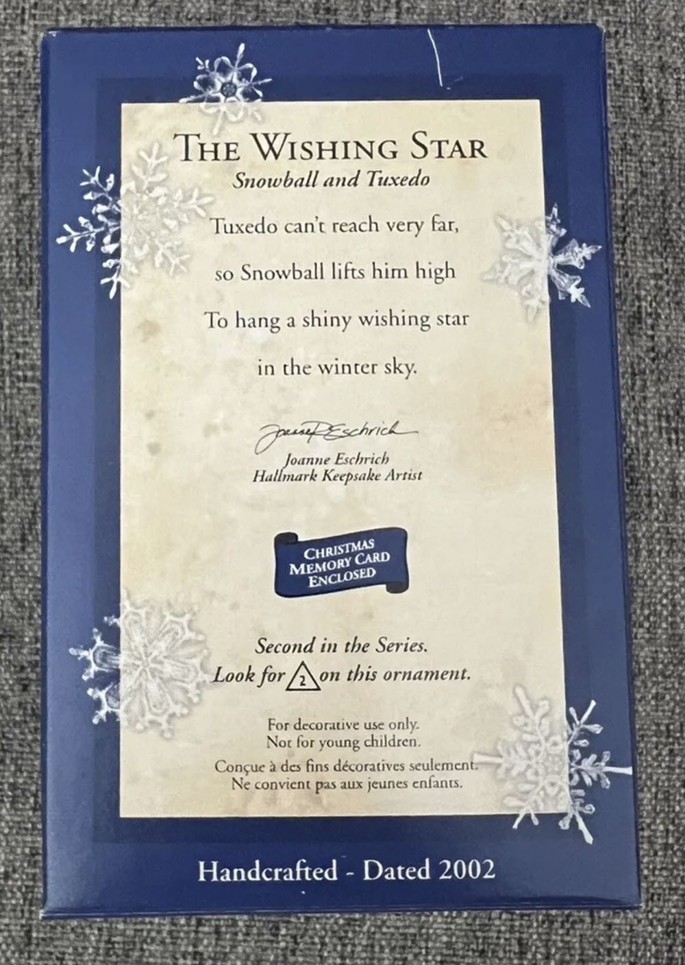 Snowball and Tuxedo #2: The Wishing Star - Snowball & Tuxedo ornament collectible - Main Image 2