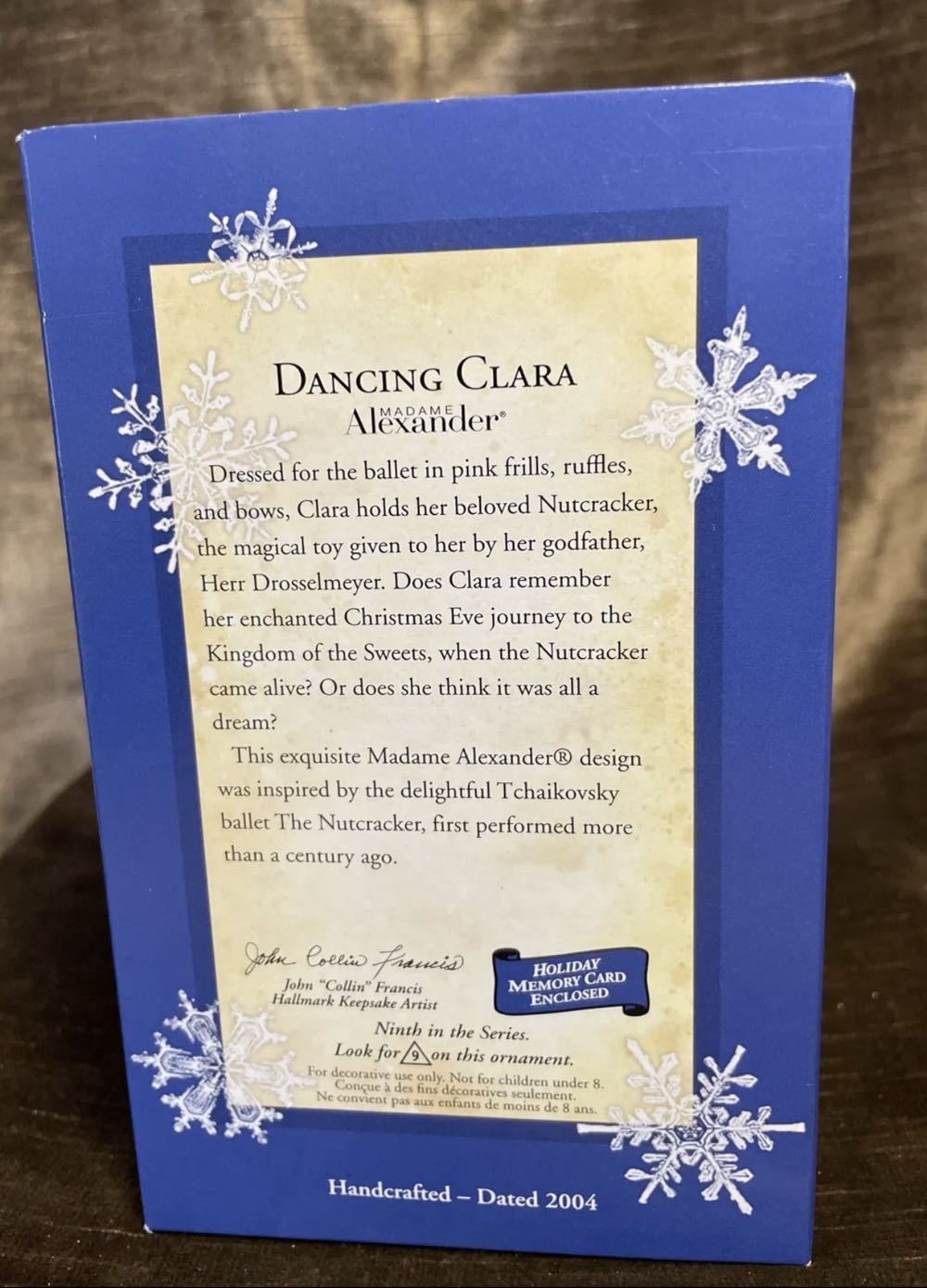 Madame Alexander #9: Dancing Clara - Madame Alexander ornament collectible - Main Image 2