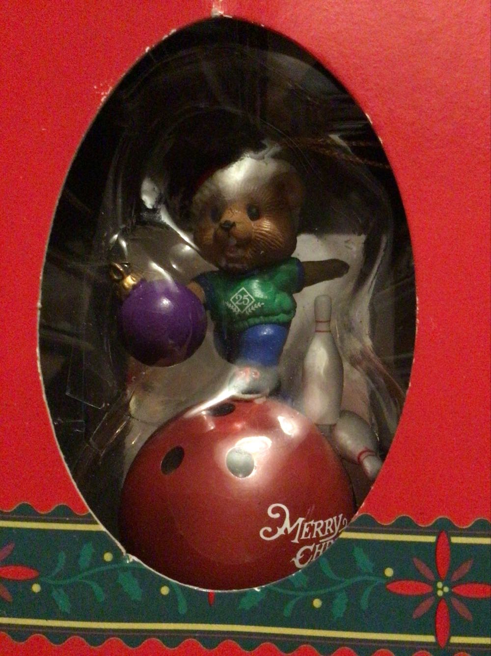 Poodle Ornament Black With Unique ”dangling Legs” Hand Painted And Easily Personalized Christmas Ornament