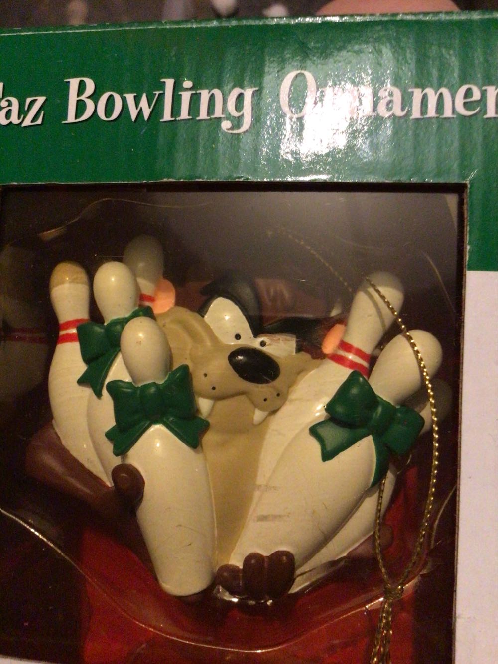 Bowling Taz  ornament collectible - Main Image 1