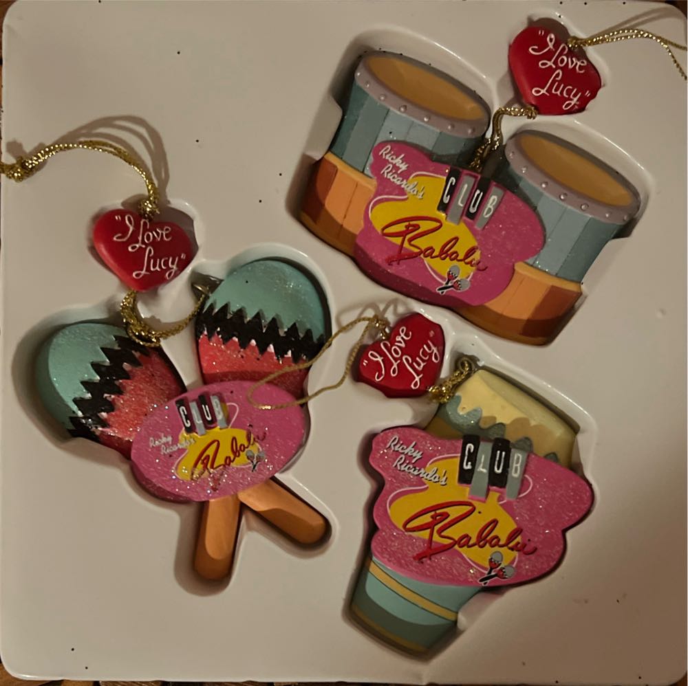 I Love Lucy Club Babalu Ornament Set  (I Love Lucy) ornament collectible [Barcode 086131667176] - Main Image 2