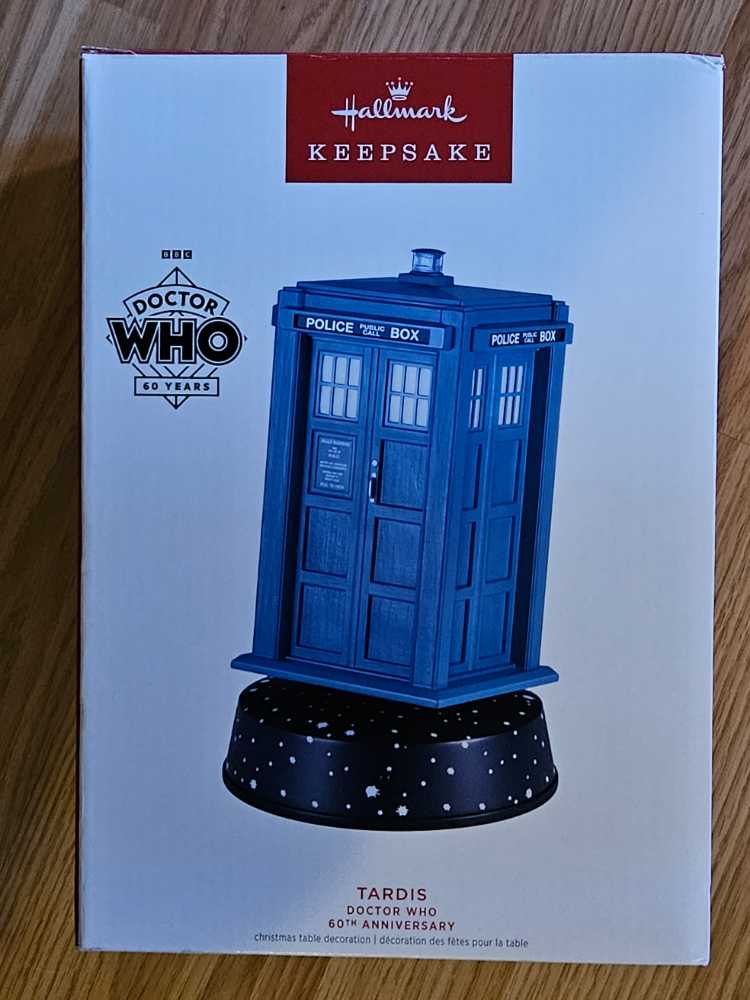 Doctor Who 60th Anniversary Tardis - Doctor Who (Doctor Who) ornament collectible [Barcode 763795829538] - Main Image 2