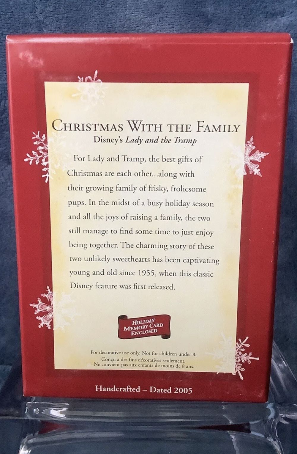 Lady And The Tramp: Christmas With The Family (Disney) ornament collectible - Main Image 2