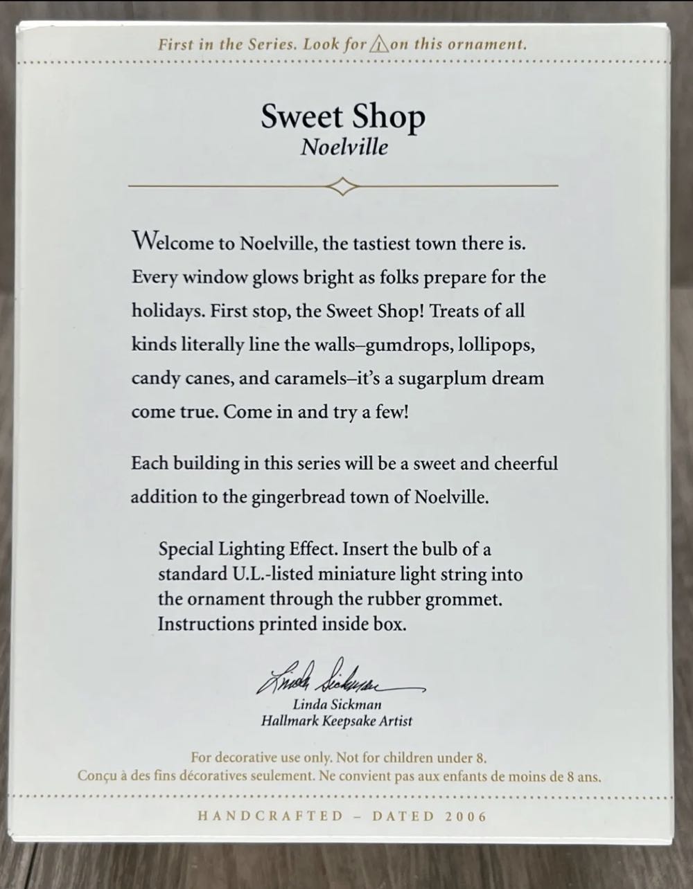 Noelville #1: Sweet Shop - Noelville ornament collectible - Main Image 2