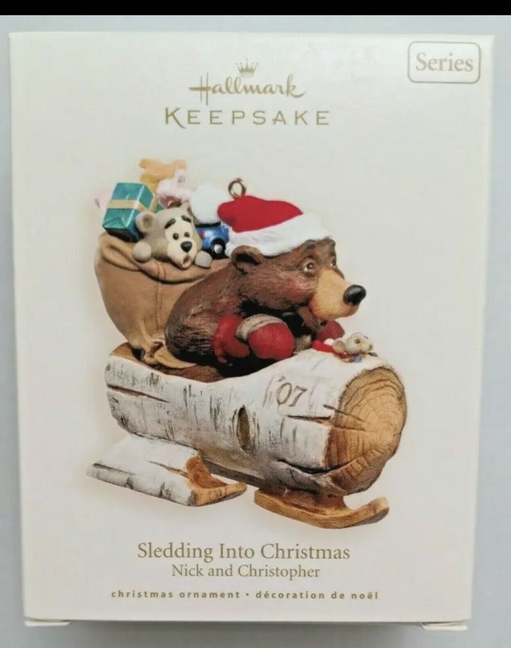 Nick And Christopher #4: Sledding Into Christmas - Nick and Christopher ornament collectible - Main Image 1