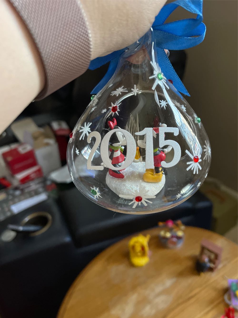 Disney 2015 Globe - Yearly Disney Store Glass Ornament ornament collectible - Main Image 2