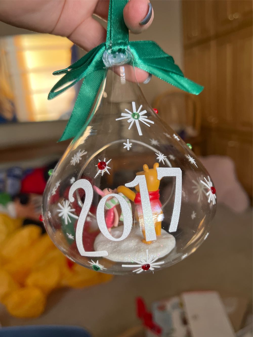 2017 Disney Globe - Yearly Disney Store Glass Ornament ornament collectible - Main Image 2