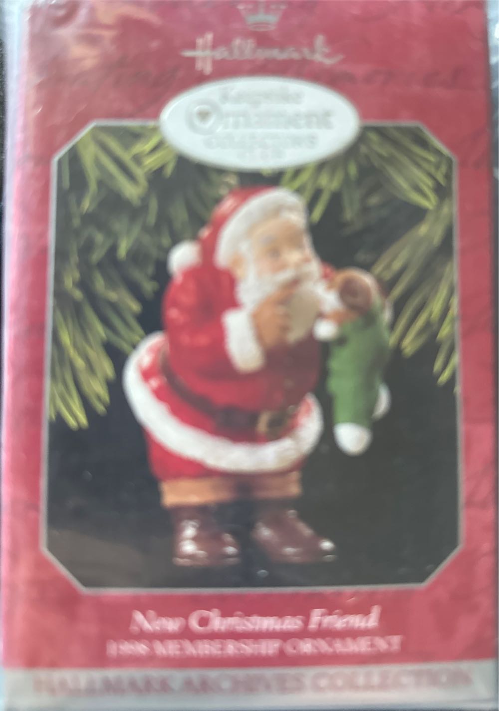 1998 New Christmas Friend  ornament collectible - Main Image 1