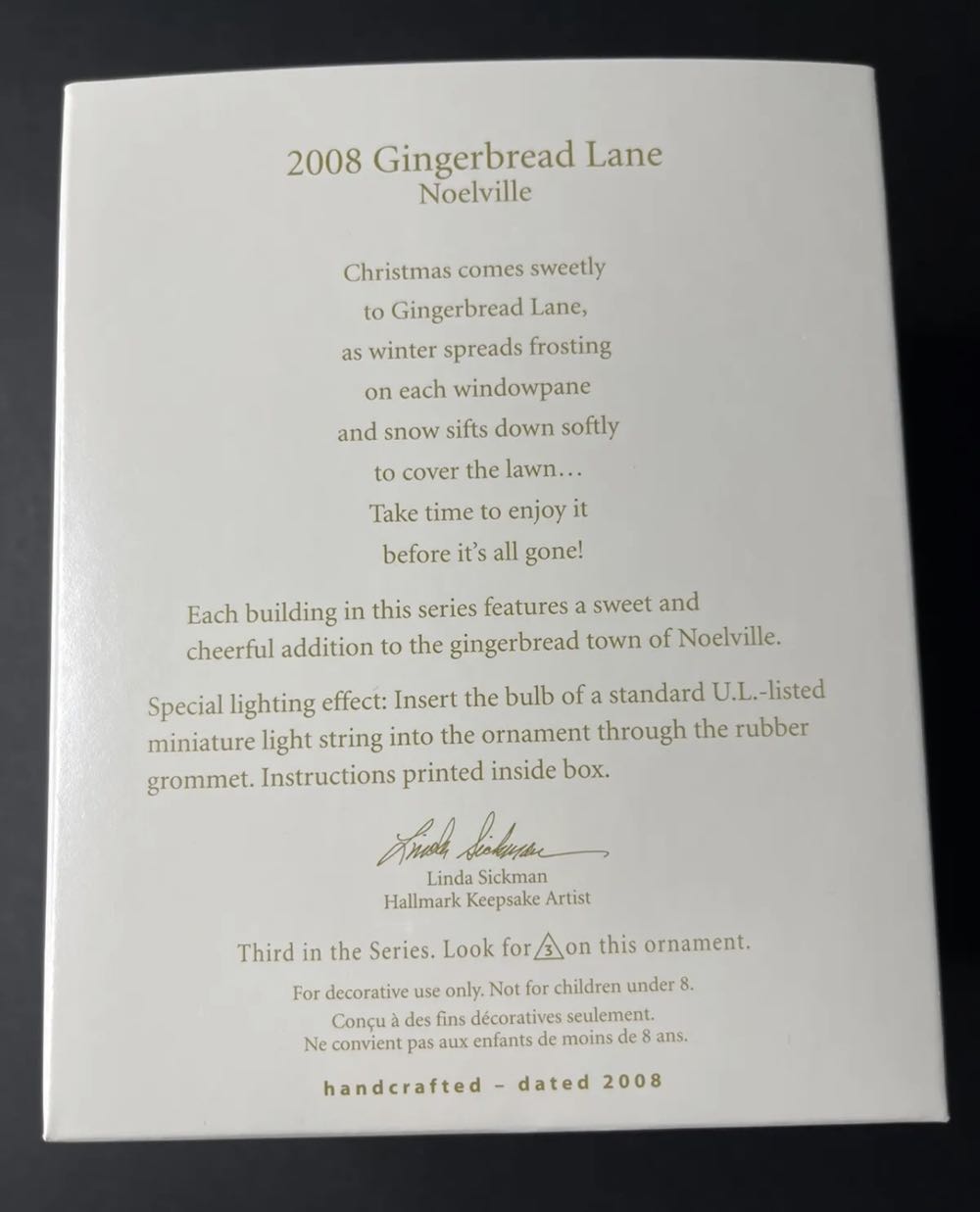 Noelville #3: Gingerbread Lane - Noelville ornament collectible - Main Image 2