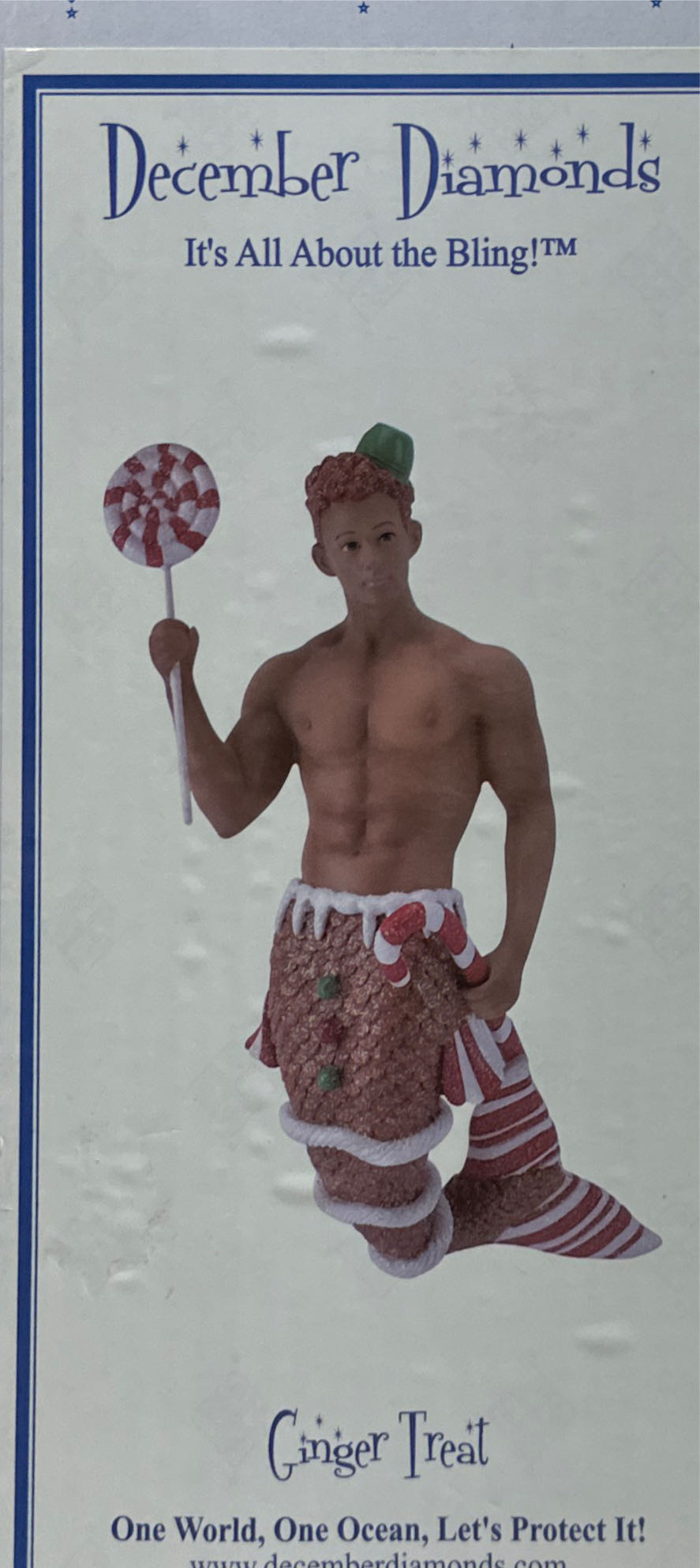 Ginger Treat December Diamonds  ornament collectible [Barcode 807962551010] - Main Image 2